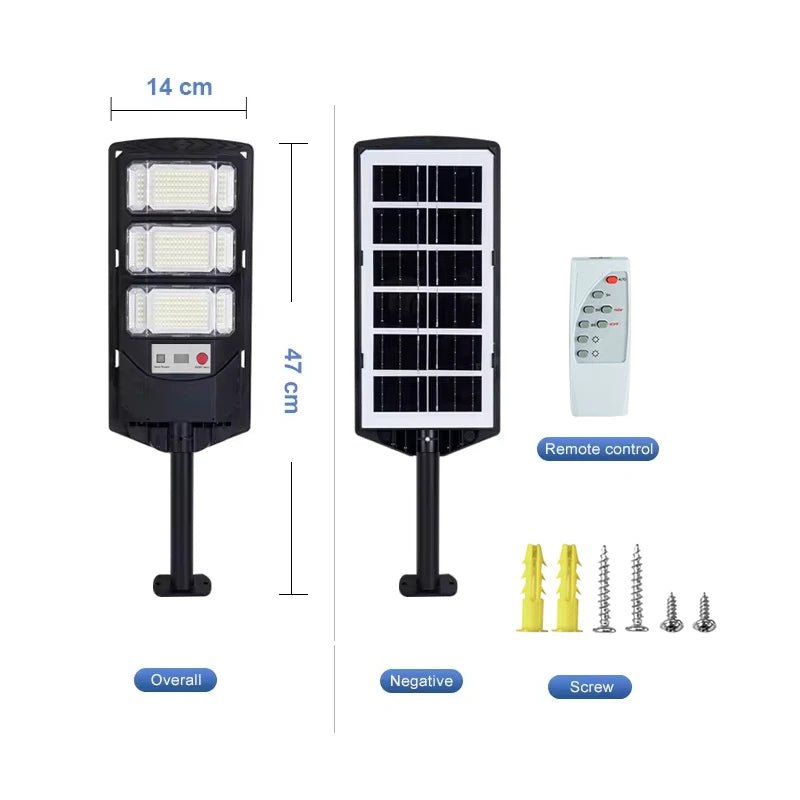 Solar Motion Sensor LED Outdoor Wall & Street Light - Hans Lumiere