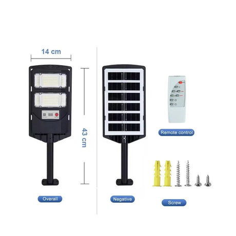 Solar Motion Sensor LED Outdoor Wall & Street Light - Hans Lumiere