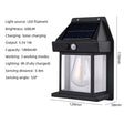 Solar Motion Sensor Security Wall Light - Waterproof Dusk to Dawn Lighting - Hans Lumiere