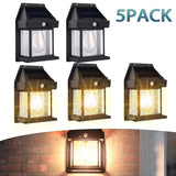 Solar Motion Sensor Security Wall Light - Waterproof Dusk to Dawn Lighting - Hans Lumiere