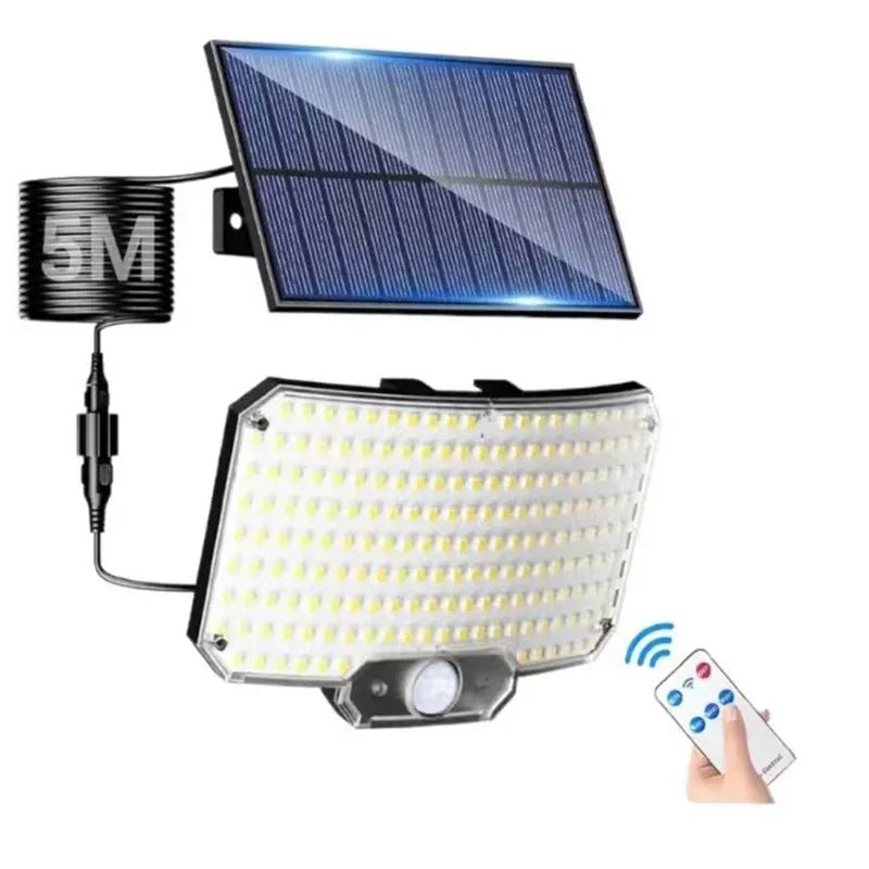 Solar Motion Sensor Wall Light – 234 LED Super Bright, IP65 Waterproof - Hans Lumiere