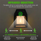 Solar Motion Sensor Wall Light – IP65 Waterproof LED Outdoor Security Light - Hans Lumiere