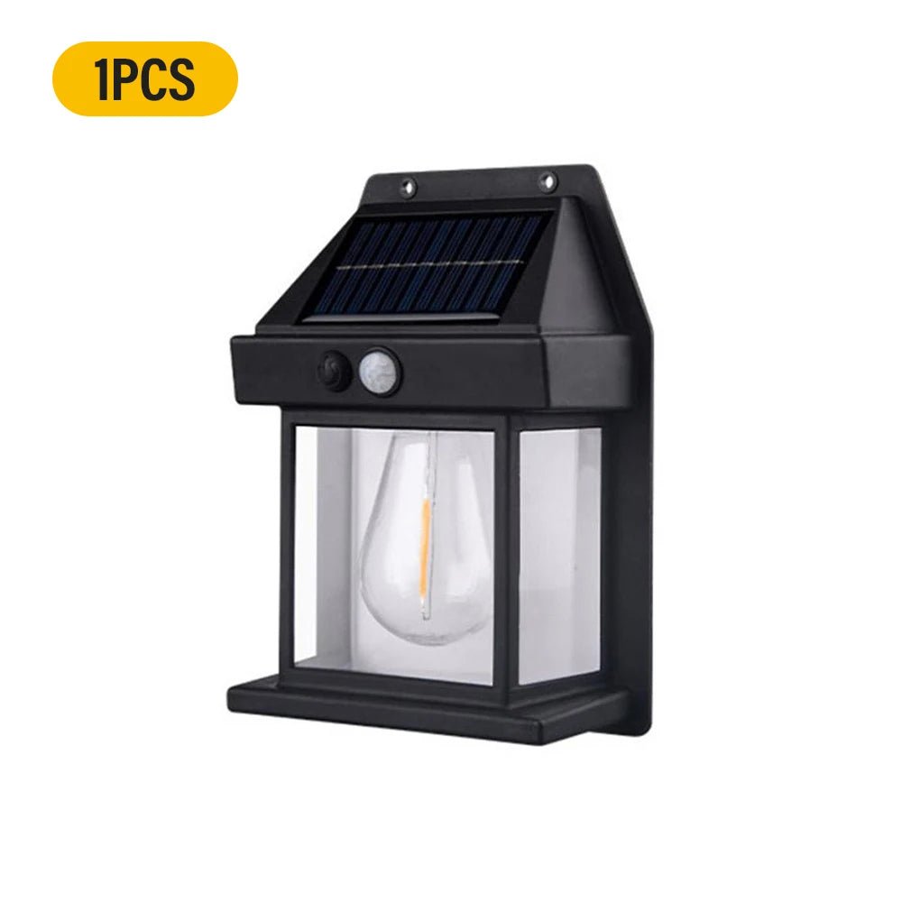 Solar Motion Sensor Wall Light – IP65 Waterproof LED Outdoor Security Light - Hans Lumiere