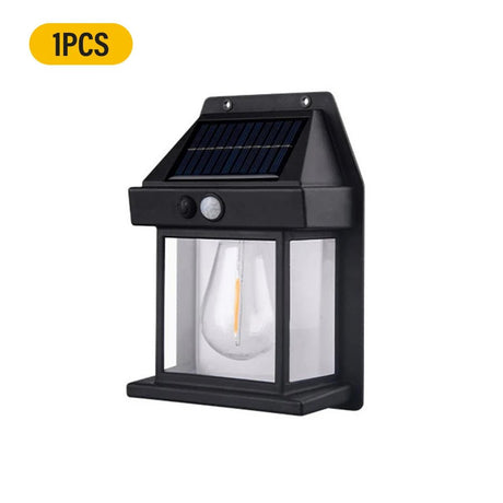 Solar Motion Sensor Wall Light – IP65 Waterproof LED Outdoor Security Light - Hans Lumiere
