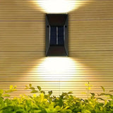 Solar Outdoor Wall Lamp Lights Up And Down - Hans Lumiere