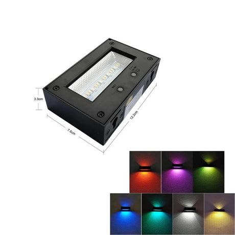 Solar Outdoor Wall Light – Three-Color LED, IP65 Waterproof - Hans Lumiere