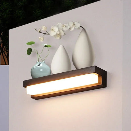 Solar Outdoor Wall Light – Three-Color LED, IP65 Waterproof - Hans Lumiere