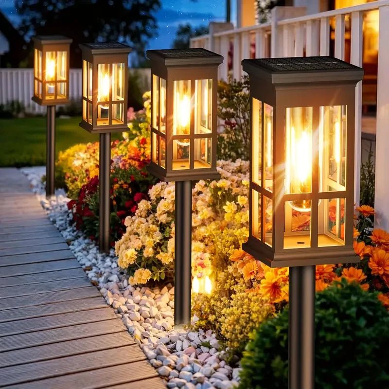 Solar Pathway Lights – Waterproof LED Landscape Lamps for Walkways - Hans Lumiere