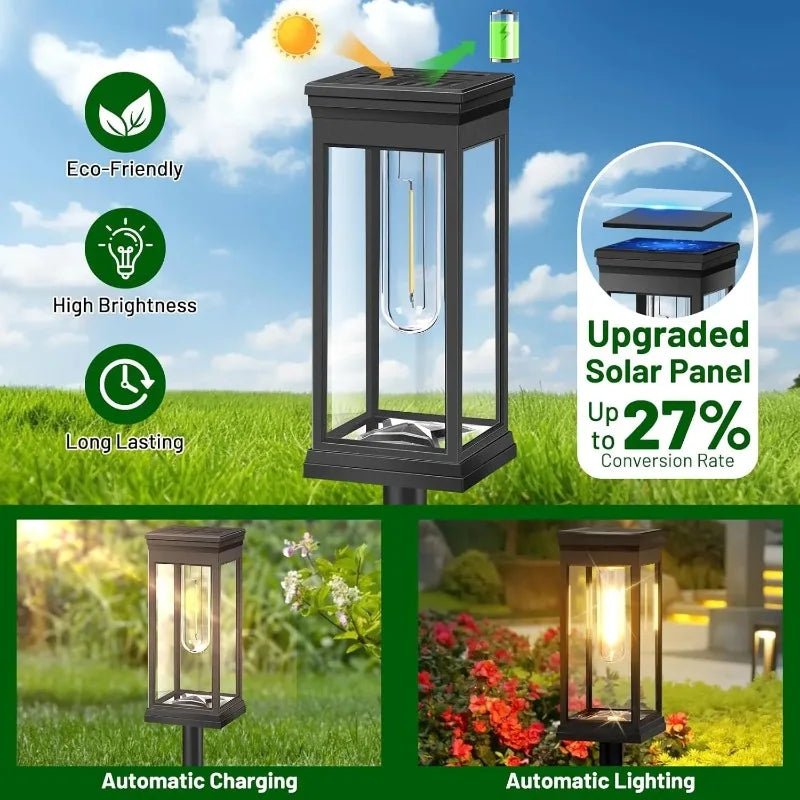 Solar Pathway Lights – Waterproof LED Landscape Lamps for Walkways - Hans Lumiere