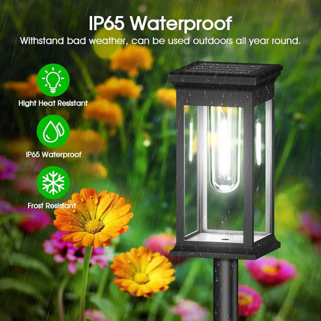 Solar Pathway Lights – Waterproof LED Landscape Lamps for Walkways - Hans Lumiere