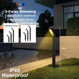 Solar Pathway Spotlight – RGB/3-Color LED Landscape Light, 90-LED - Hans Lumiere