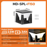 Solar Pillar Post Light - Multi-Color IP65 Waterproof Pathway Lamp - Hans Lumiere
