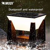 Solar Pillar Post Light - Multi-Color IP65 Waterproof Pathway Lamp - Hans Lumiere