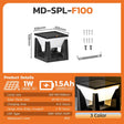 Solar Pillar Post Light - Multi-Color IP65 Waterproof Pathway Lamp - Hans Lumiere