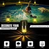 Solar Pool Fence Lamps – Waterproof LED Decoration Lights, 1-12 Pack - Hans Lumiere
