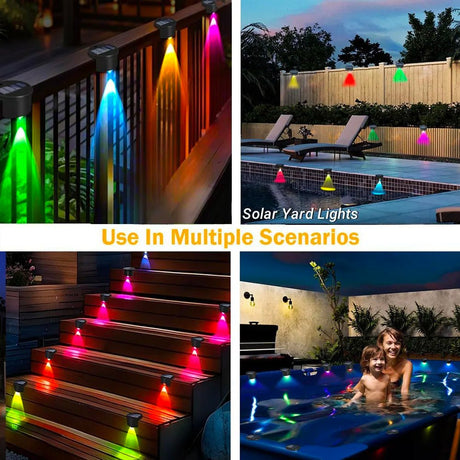 Solar Pool Side Lights – Color-Changing LED for Inground Pools & Patios - Hans Lumiere