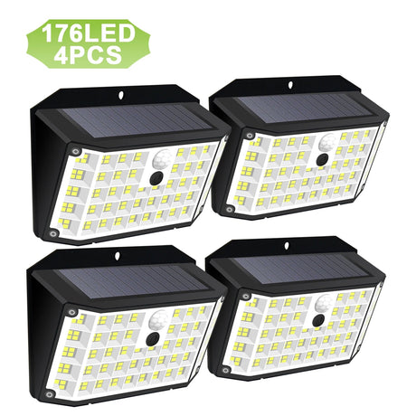 Solar Powered Motion Sensor LED Flood Lights - Hans Lumiere