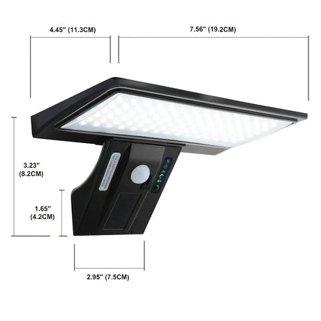 Solar Security Flood Light – 90 LED Motion Sensor Outdoor Wall Light - Hans Lumiere