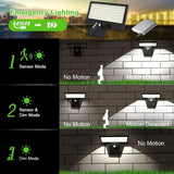 Solar Security Flood Light – 90 LED Motion Sensor Outdoor Wall Light - Hans Lumiere