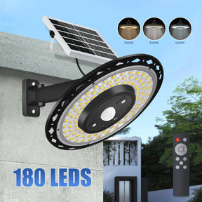Solar Shed Light with Remote – 5-Mode Motion Sensor, IP65 Waterproof - Hans Lumiere