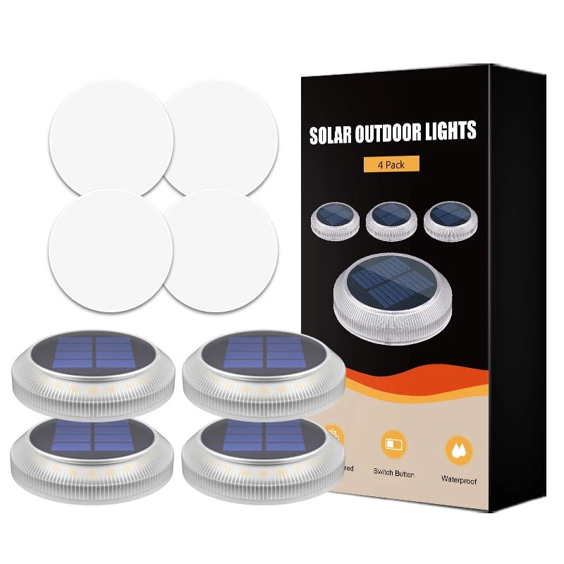 Solar Step Lights - Waterproof LED Deck and Stair Lighting - Hans Lumiere