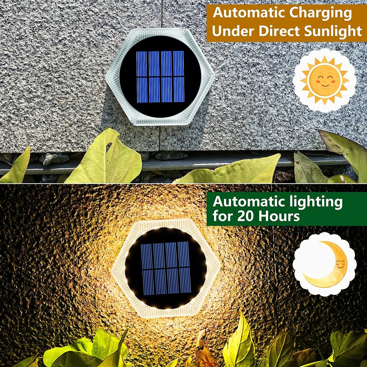 Solar Step Lights - Waterproof LED Deck and Stair Lighting - Hans Lumiere
