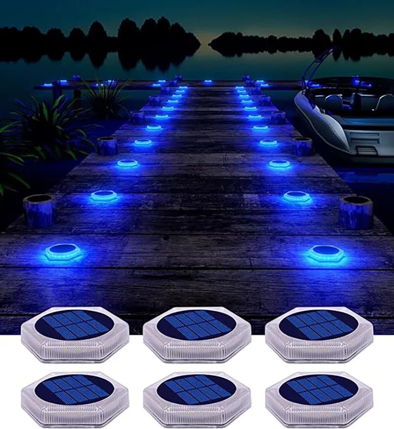 Solar Step Lights - Waterproof LED Deck and Stair Lighting - Hans Lumiere