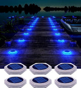 Solar Step Lights - Waterproof LED Deck and Stair Lighting - Hans Lumiere