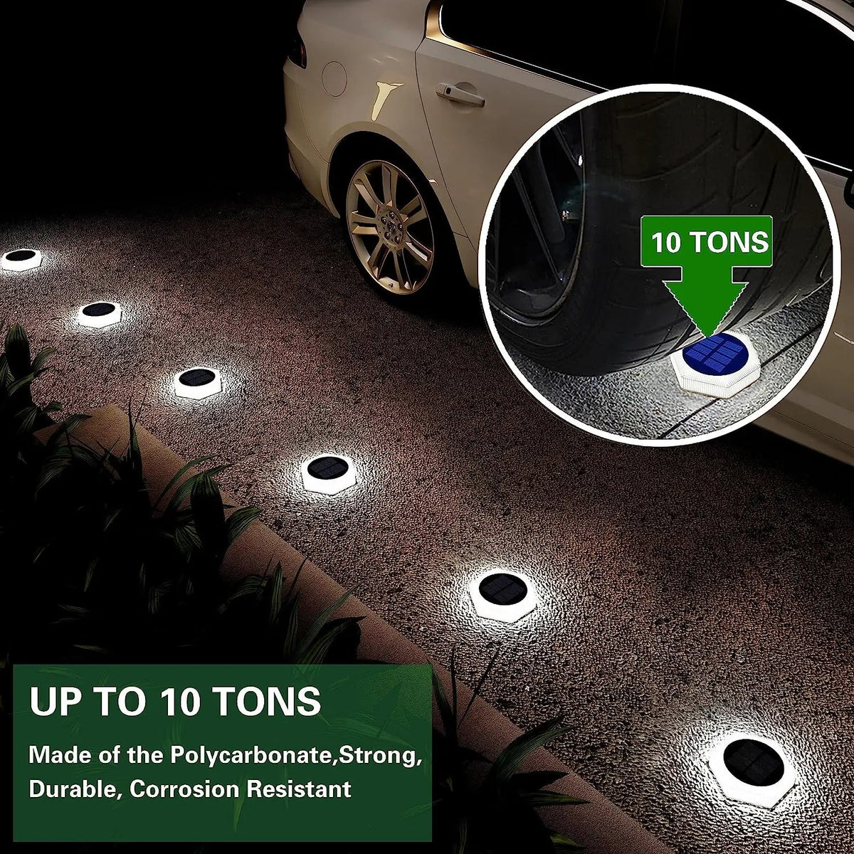 Solar Step Lights - Waterproof LED Deck and Stair Lighting - Hans Lumiere