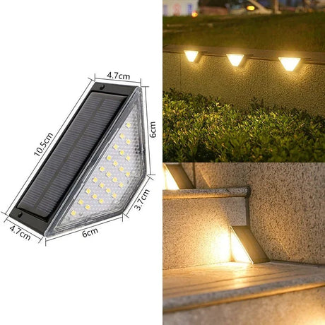 Solar Step & Stair Light – Waterproof LED Deck Light, 1-16 Pack - Hans Lumiere