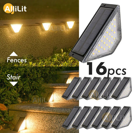 Solar Step & Stair Light – Waterproof LED Deck Light, 1-16 Pack - Hans Lumiere