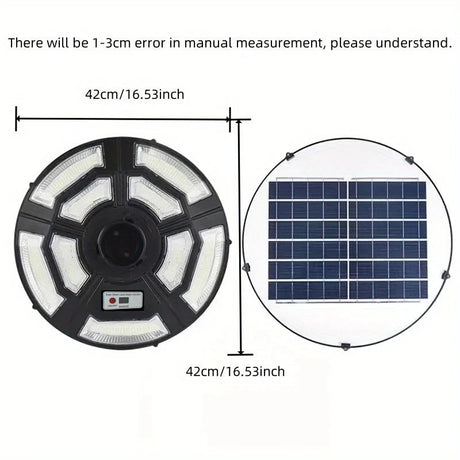 Solar UFO Yard Light – Waterproof LED Courtyard Light with Motion Sensor - Hans Lumiere