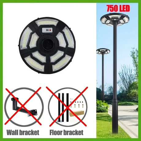 Solar UFO Yard Light – Waterproof LED Courtyard Light with Motion Sensor - Hans Lumiere