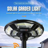 Solar UFO Yard Light – Waterproof LED Courtyard Light with Motion Sensor - Hans Lumiere