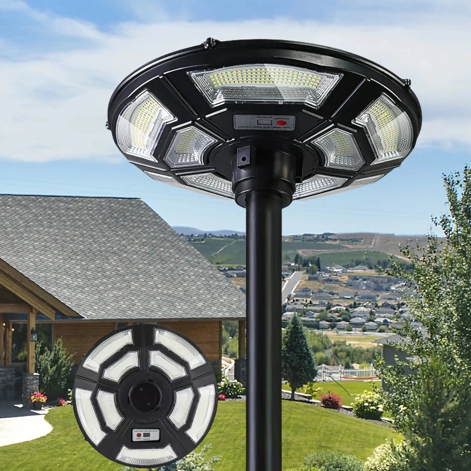 Solar UFO Yard Light – Waterproof LED Courtyard Light with Motion Sensor - Hans Lumiere