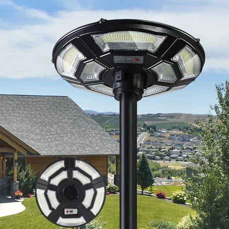 Solar UFO Yard Light – Waterproof LED Courtyard Light with Motion Sensor - Hans Lumiere