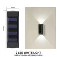Solar Up & Down Wall Spotlight – Waterproof LED Garden Wall Light - Hans Lumiere