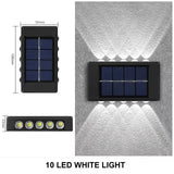 Solar Up & Down Wall Spotlight – Waterproof LED Garden Wall Light - Hans Lumiere