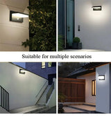 Solar Wall Lamp with Motion Sensor – IPX5 Waterproof LED Outdoor Light - Hans Lumiere