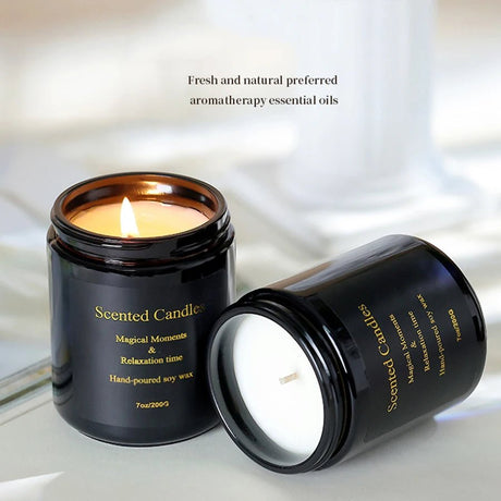 Soy Wax Handmade Smokeless Aromatherapy Candles - Hans Lumiere