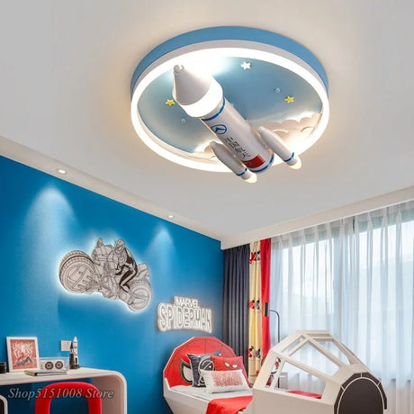Space Rocket LED Ceiling Light - Hans Lumiere