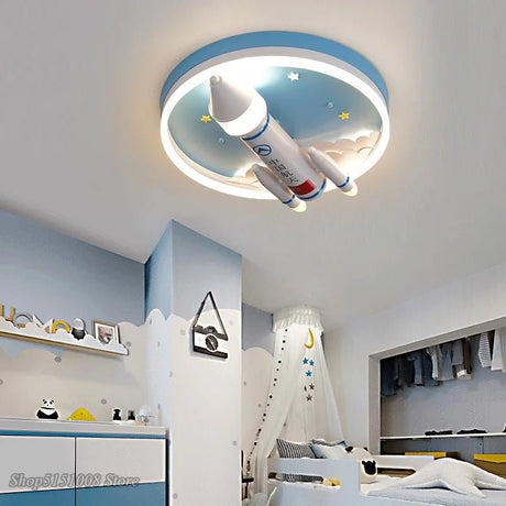 Space Rocket LED Ceiling Light - Hans Lumiere
