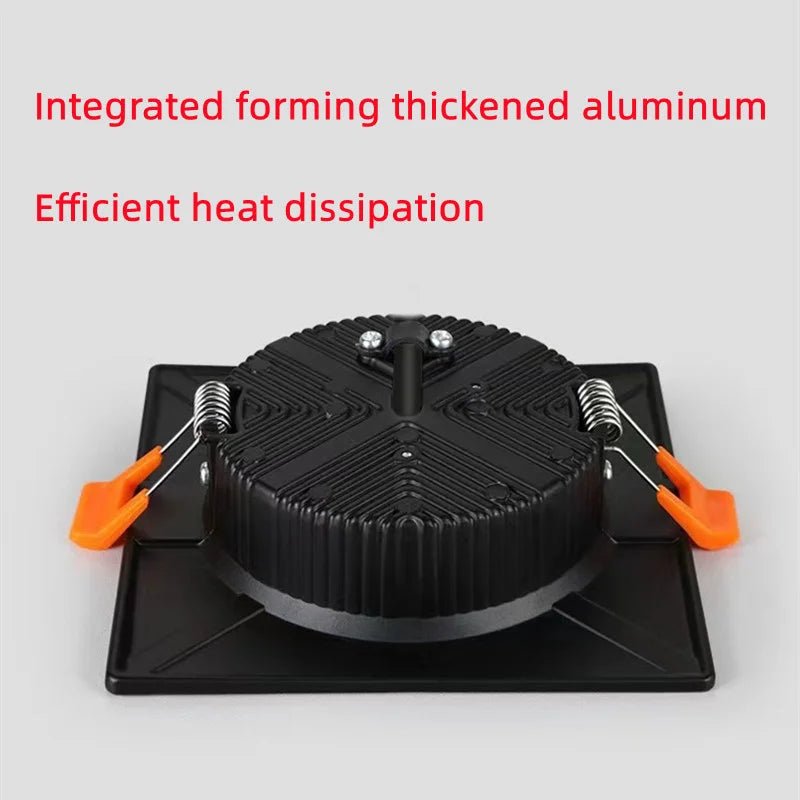 Square Embedded LED Downlight – Dimmable Ceiling Grid Spotlight - Hans Lumiere