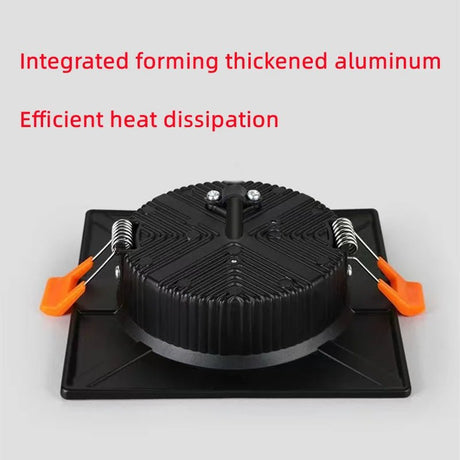 Square Embedded LED Downlight – Dimmable Ceiling Grid Spotlight - Hans Lumiere