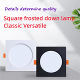 Square Embedded LED Downlight – Dimmable Ceiling Grid Spotlight - Hans Lumiere