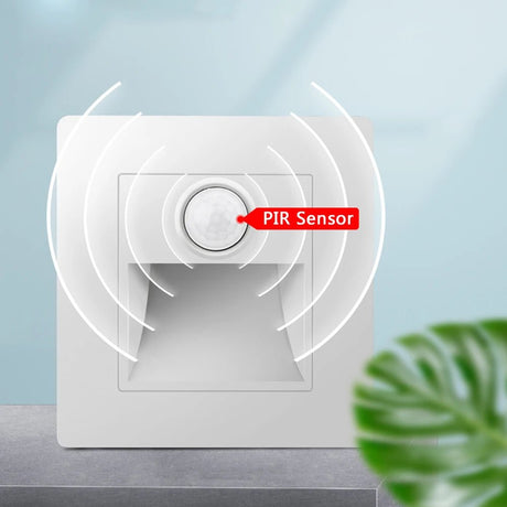 Step & Stair LED Wall Lamp With PIR Motion Sensor - Hans Lumiere