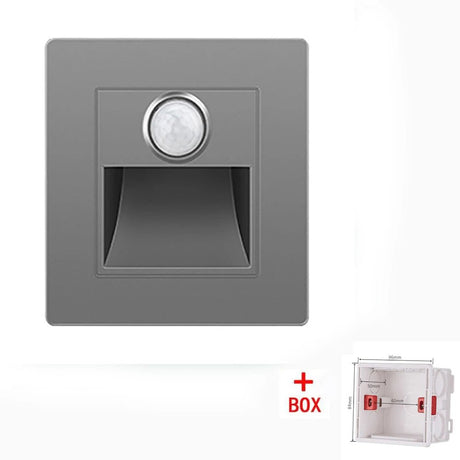 Step & Stair LED Wall Lamp With PIR Motion Sensor - Hans Lumiere