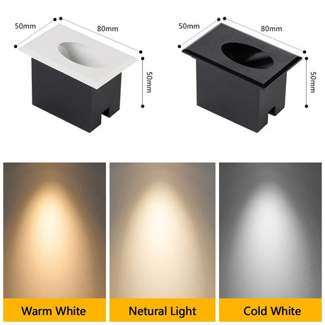 Step & Stair LED Wall Lamp With PIR Motion Sensor - Hans Lumiere