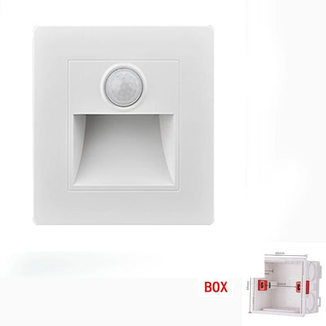 Step & Stair LED Wall Lamp With PIR Motion Sensor - Hans Lumiere