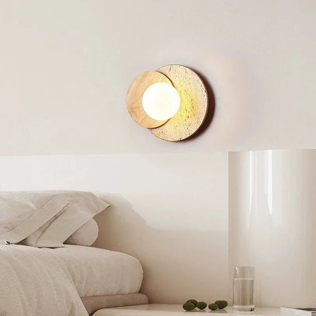 Stone Wood Wabi - Sabi LED Wall Lamp - Hans Lumiere
